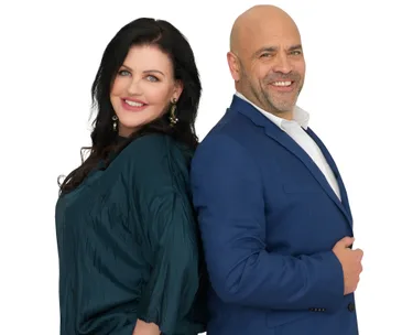 Polly Gillespie and Grant Kereama