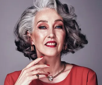 Mature model Mercy Brewer
