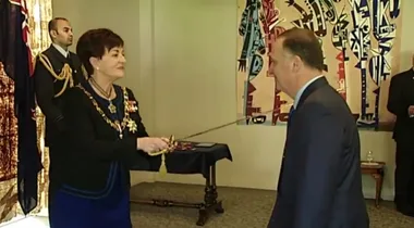 John Key receives knighthood