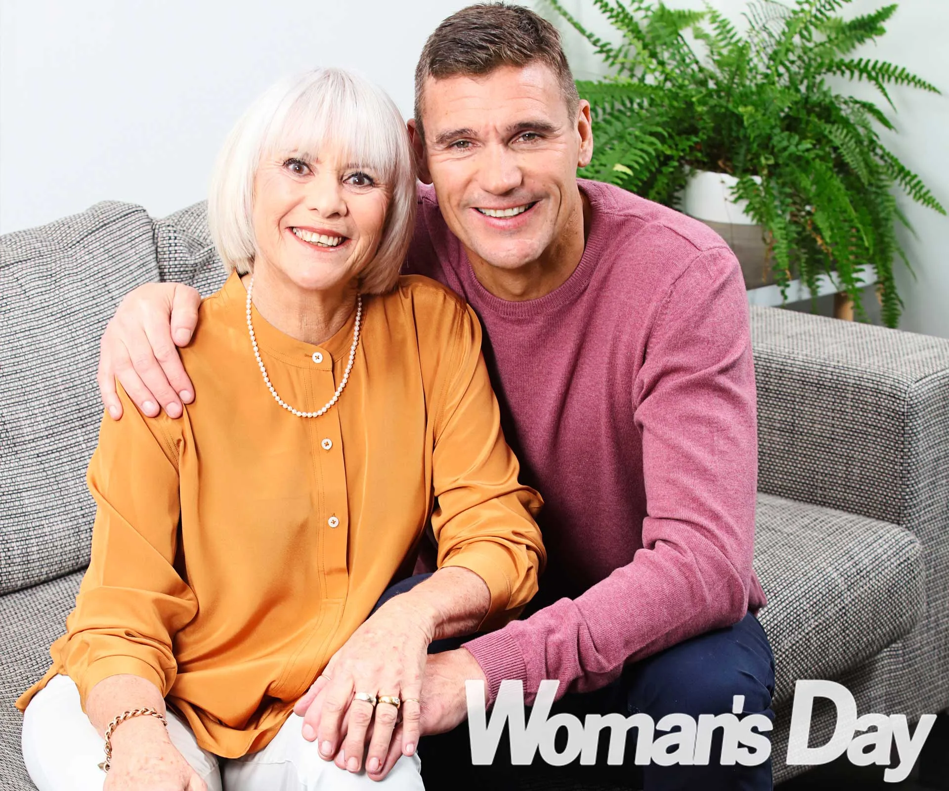 Dom Harvey and mother