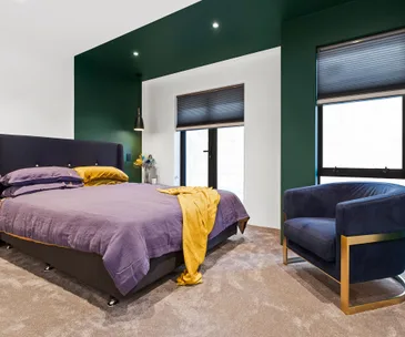 Andy and Nate's guest bedroom The Block NZ