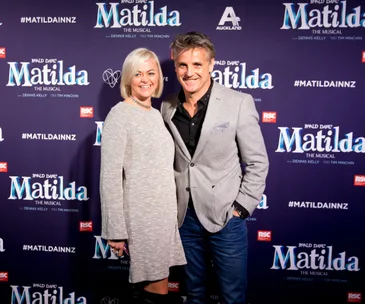 Shane Cortese and Nerida Cortese at Matilda the Musical