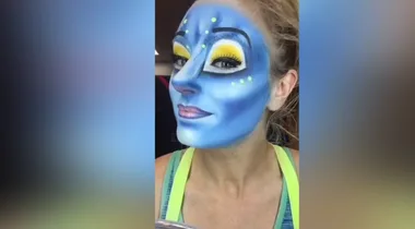 Watch Cirque Du Soleil performer’s makeup transformation