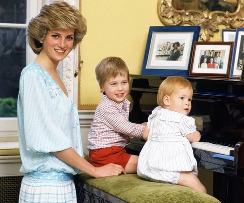 Princess Diana, Prince William and Prince Harry