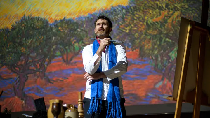 Vincent at the Hawke's Bay Arts Festival
