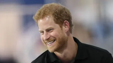 Prince Harry can’t hide his excitement ahead of his first public appearance with Meghan Markle