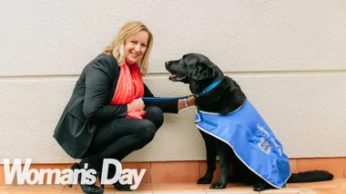 How Louie the labrador is comforting trauma victims