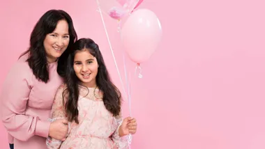 Sharron Finlayson-Brown and her daughter Maia, 11