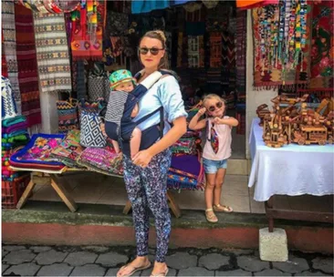 Mum uses maternity leave to travel the world