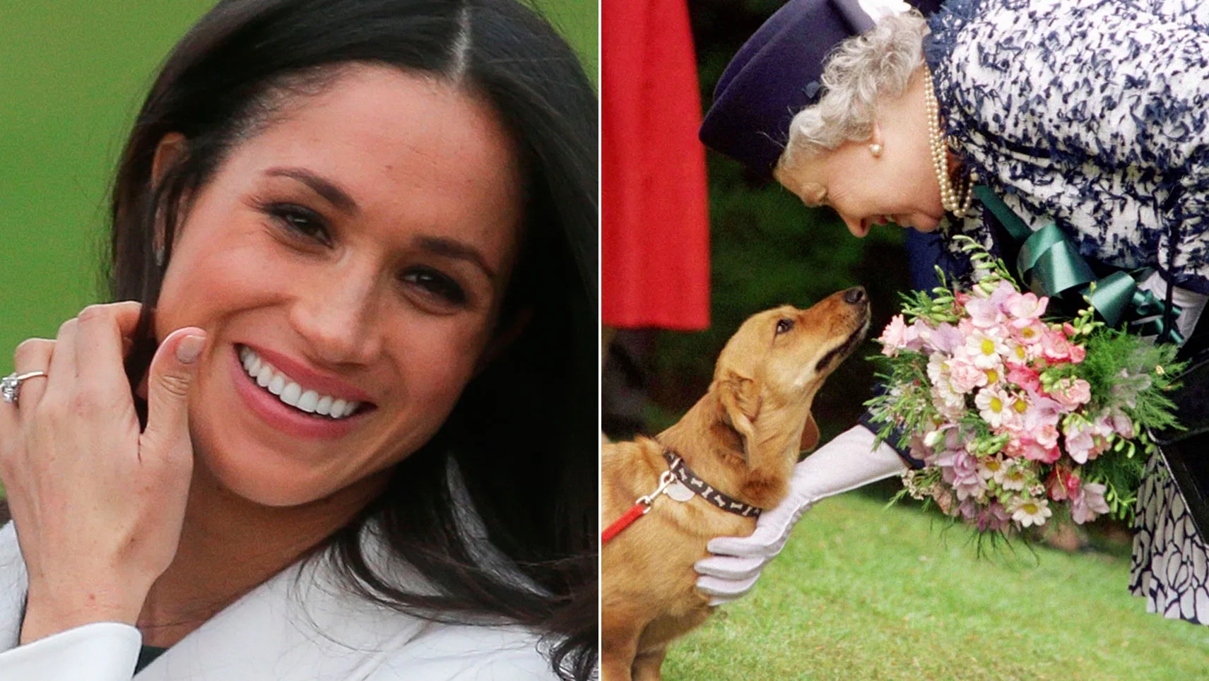 When Meghan Markle met The Queen’s corgis
