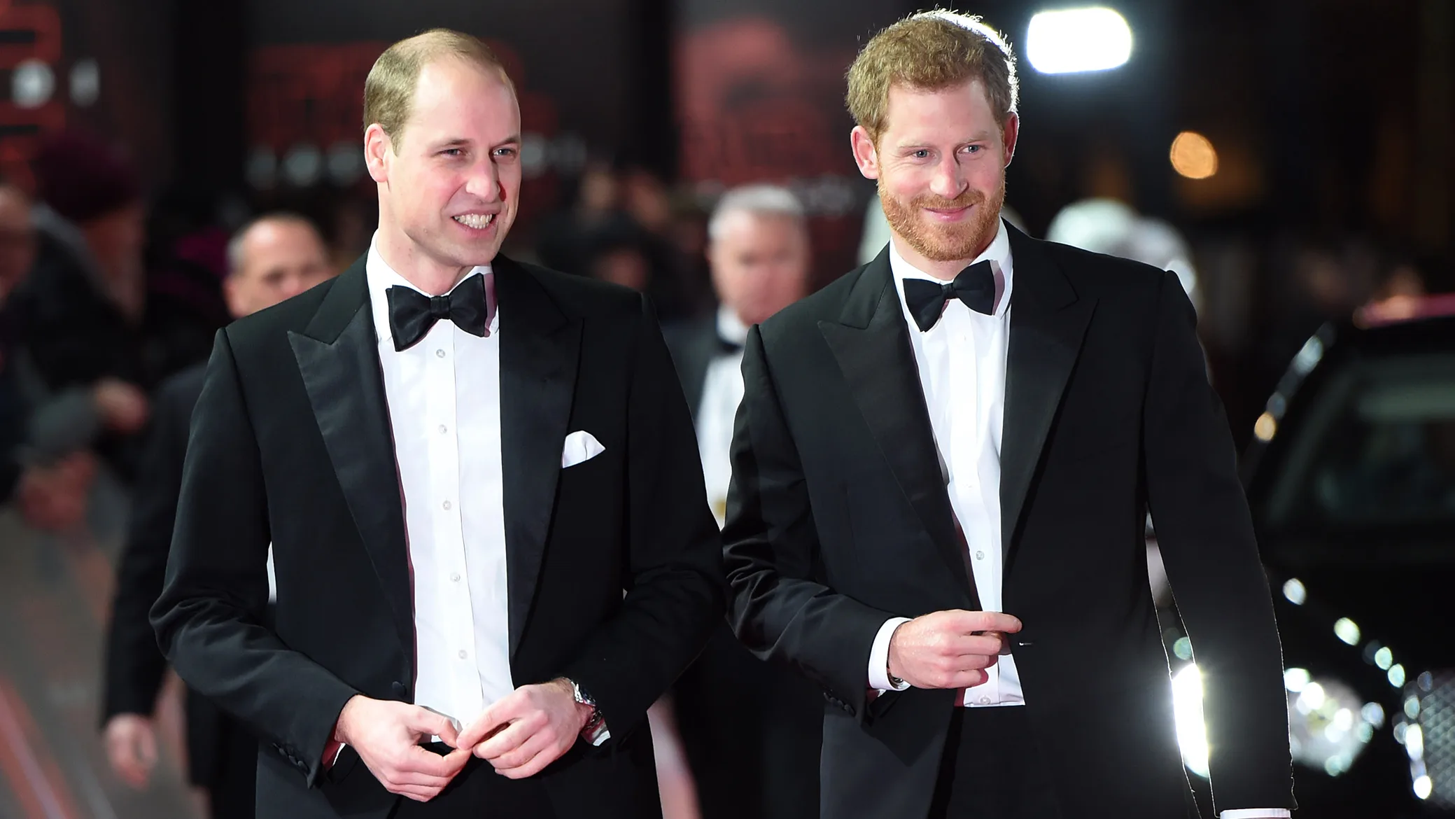 Prince William Harry Star Wars Premiere