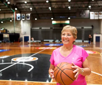 The 77-year-old grandmother who still plays basketball