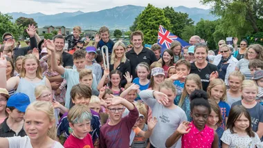 Richie McCaw Gemma McCaw Kaikoura Queen's Baton