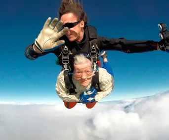 The 101 year old skydiving great-grandma
