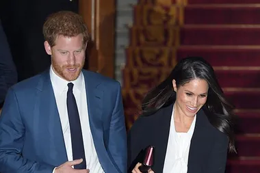 Prince Harry and Meghan Markle suit-up for military awards