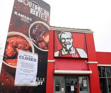 KFC runs out of chicken in the UK