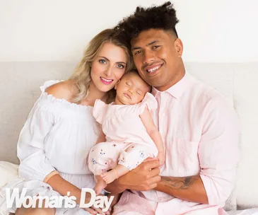 All Black Ardie Savea introduces his gorgeous bundle of joy Kobe