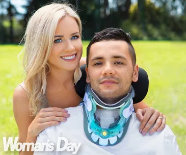 Paralysed kickboxer Ra Redden is fighting back thanks to the love of his life
