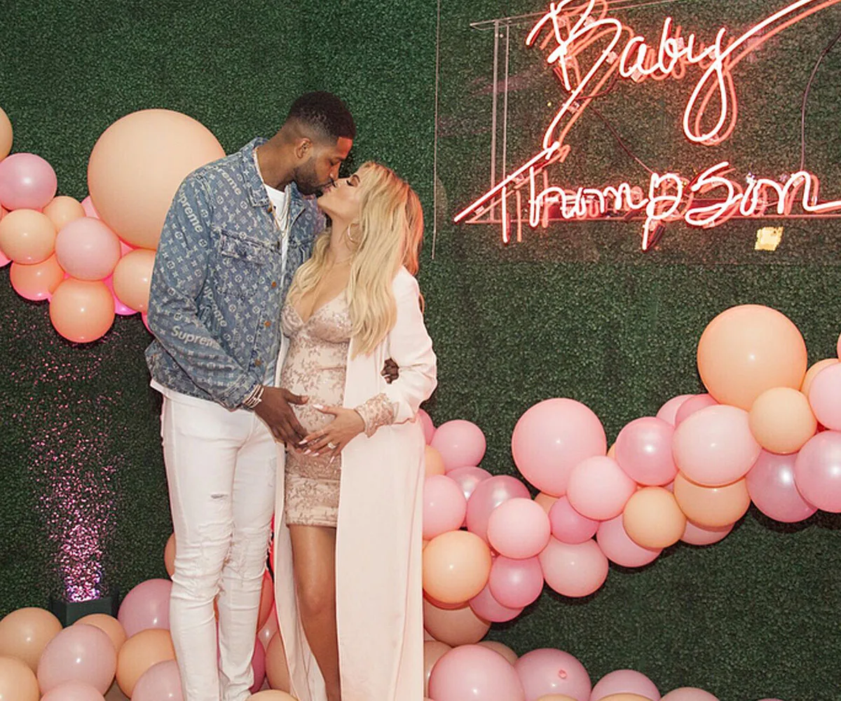 Pregnant Khloe Kardashian’s boyfriend Tristan Thompson has reportedly been seen kissing another woman