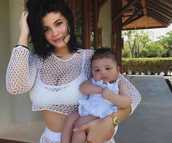 Kim Kardashian interviews little sister Kylie Jenner on motherhood