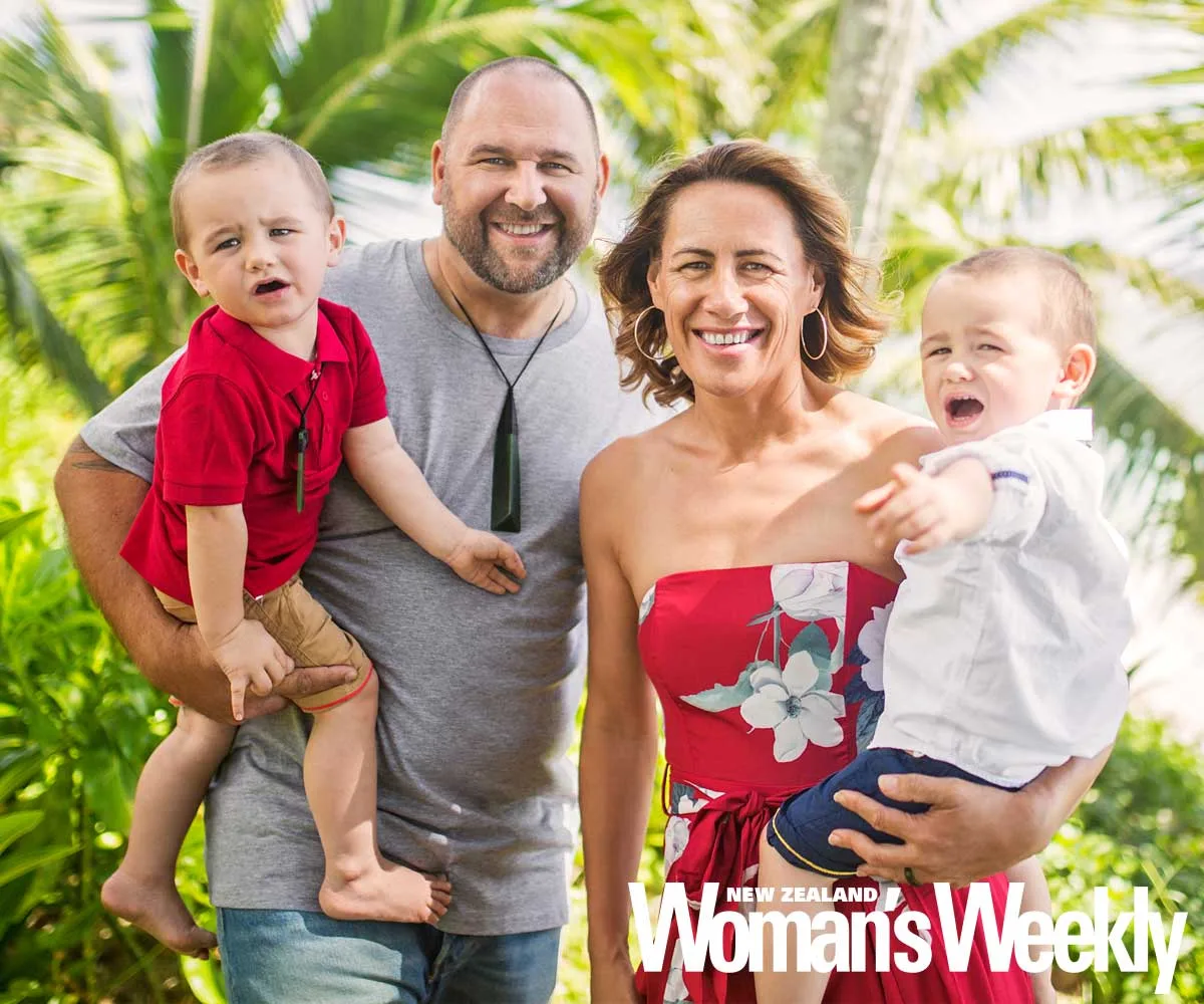 Jenny-May Clarkson Dean Clarkson sons Te Manahau Atawhai