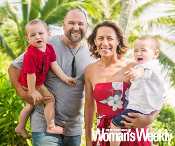 Jenny-May Clarkson Dean Clarkson sons Te Manahau Atawhai