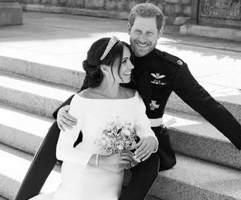 Prince Harry, Meghan Markle official wedding portrait