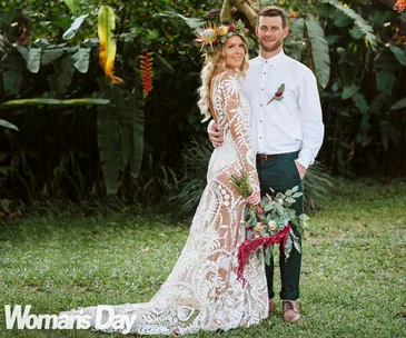 The Block NZ’s Cat and Jeremy’s romantic Bali wedding