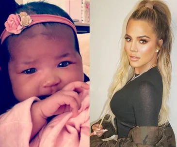 True Thompson and Chicago West are pictured together for the first time and they are beyond adorable
