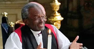 Bishop Michael Curry shares the moment he knew Harry and Meghan were in love