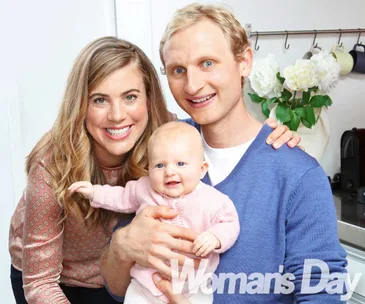 Hamish Bond baby girl Imogen wife Lizzie