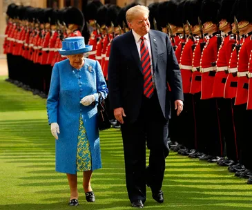 Donald Trump met The Queen and broke three very important royal protocols