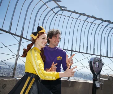 The Wiggles’ Emma Watkins and Lachlan Gillies make their first very awkward public appearance since announcing their split