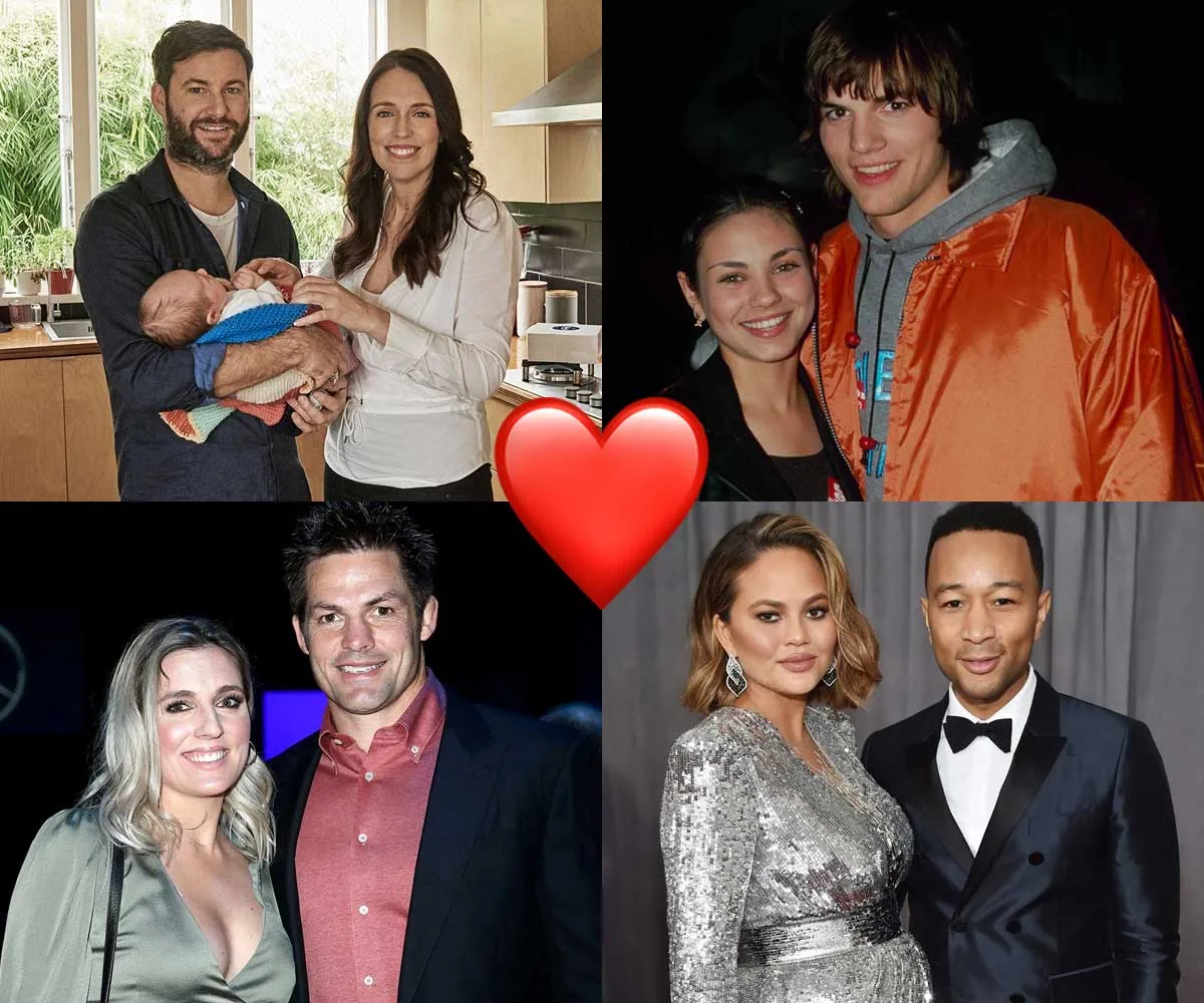 Jacinda and Clarke, Richie and Gemma, Ashton and Mila: How celebrity couples met