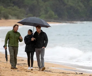 Prince Harry adorably mentions his and Duchess Meghan’s “little bump” while visiting Abel Tasman National Park