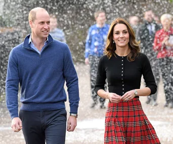 Duchess Catherine dons a festive tartan as she and Prince William host a fun-filled Christmas bash