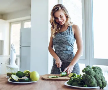 Making salad