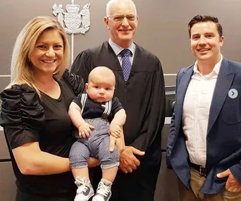 “It’s a super special day”: Toni Street and Matt France have legally adopted their son Lachlan