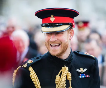 Prince Harry smiling
