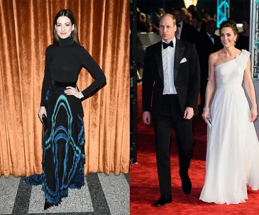 Anne Hathaway Kate Middleton Prince William 
