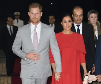 Meghan Markle and Prince Harry in Morocco