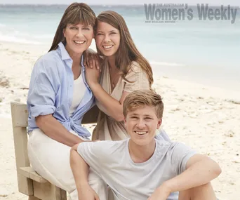 The Irwin family Terri Irwin Bindi Irwin Robert Irwin
