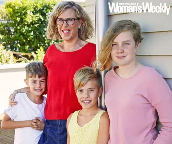 Nicola Sumich and children