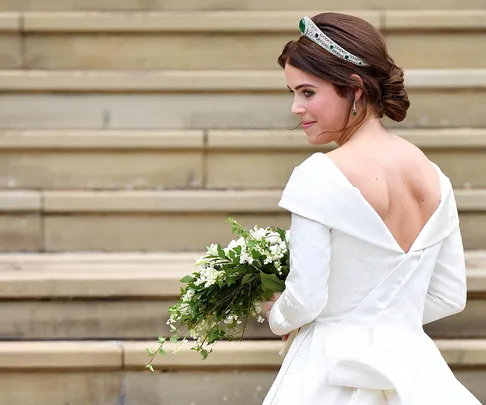 princess eugenie on her wedding day