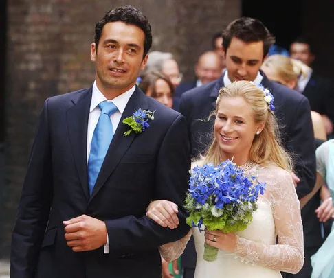 gary lewis and lady davina windsor wedding day