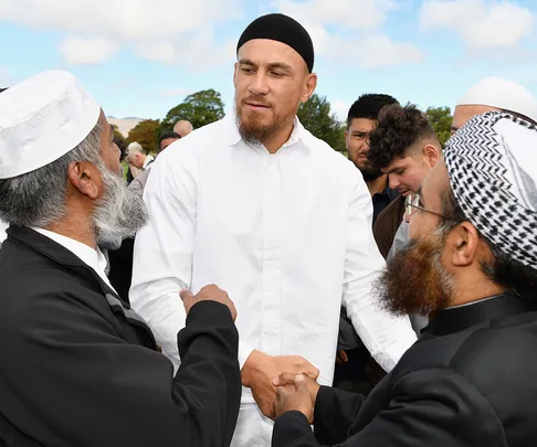 Sonny Bill Williams Muslim Community Christchurch