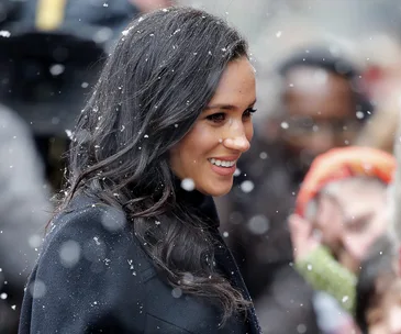 Meghan Markle in snow Duchess of Sussex