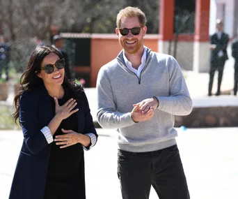 meghan markle and prince harry in morocco 