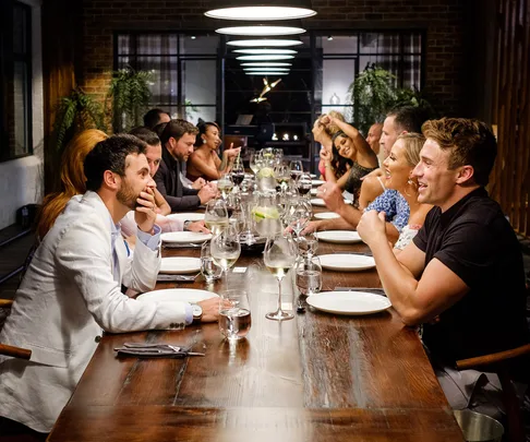 Married at First Sight dinner party
