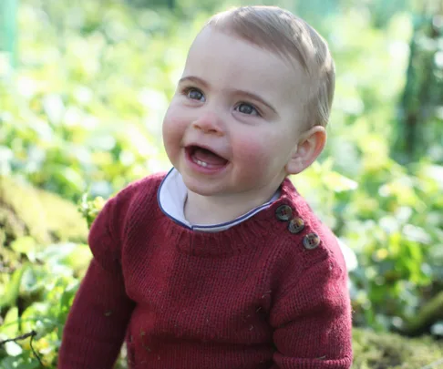 Prince Louis first birthday portrait
